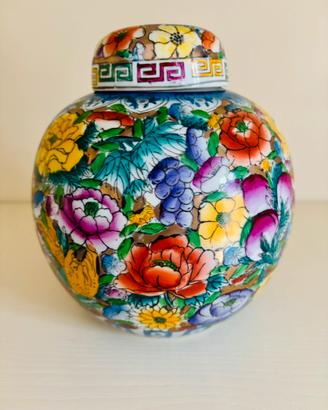 Vaso in ceramica dipinto a mano