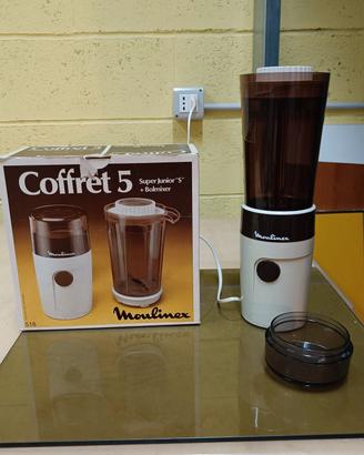 Macino e mixer vintage Moulinex  coffret 5