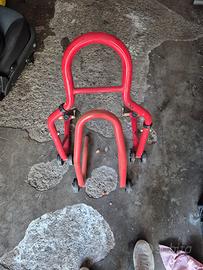 Coppia Cavalletto Anteriore Posteriore Moto