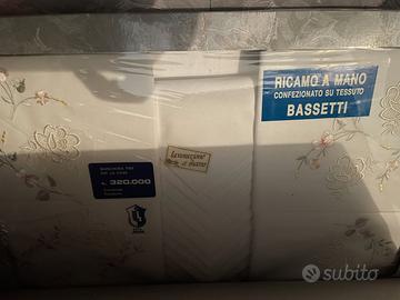 Set Coperte Letto Bassetti - Ricamo a mano