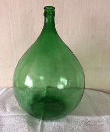 Damigiana in vetro verde 