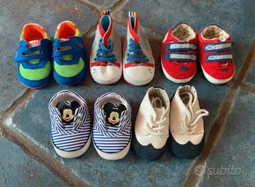 Lotto Scarpine neonato bimbo primi passi