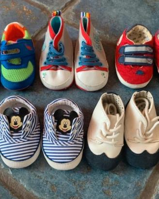 Lotto Scarpine neonato bimbo primi passi