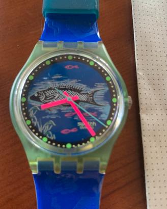 Swatch HAPPY FISH, nuovo, 1990