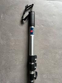 Monopiede Manfrotto mod. 079-4; h=156cm