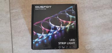 Striscia led 5m impermeabile con telecomando 