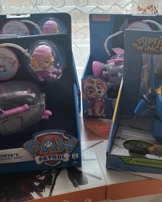 PAW PATROL + SUPER WINGS (Aerei-robot transformer)