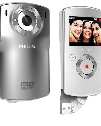PHILIPS Videocamera Full HD 1080P TASCABILE