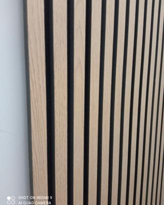 Pannello fonoassorbente nuovo doghe legno design