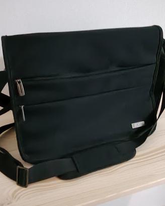 Tracolla nera unisex porta pc