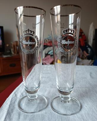 Set 2 bicchieri birra Warsteiner 