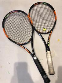 Coppia racchette tennis Wilson Burn 100 usate