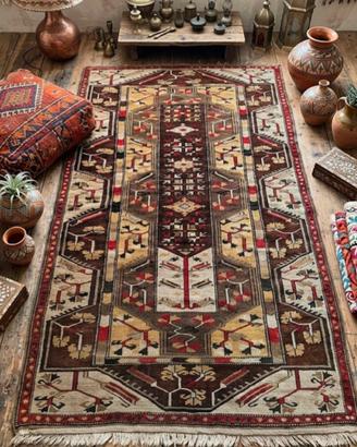 Tappeto persiano orientale vintage 