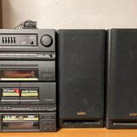 Stereo compatto Aiwa con casse