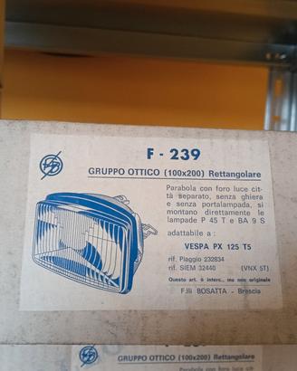 gruppo ottico per Vespa T5 pole position piaggio 