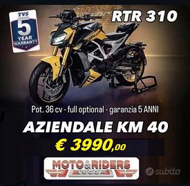 Tvs RTR 310 full optional AZIENDALE KM 50 SCONTO p