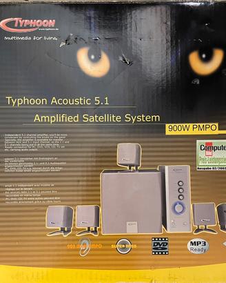 Typhoon Acoustic 5.1 NOS Nuovo In Scatola