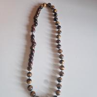 collana   nuovissima occhio di tigre