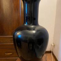 Vaso vetro la Murrina nero