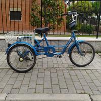 Tricicletta con grande cestino ruote 20"