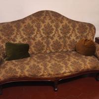 Divano in stile Luigi Filippo (1850 - 1880)