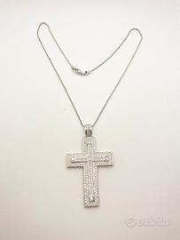 Collana oro 18KT con diamanti ct 3.80 VVS G