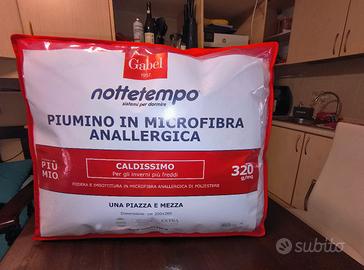 🔥Piumino Gabel  320gr NUOVO Anallergico -Scontato