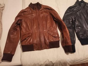2 giubbetti in vera pelle
