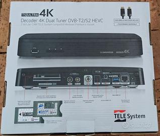 Decoder digitale terrestre e satellitare 4K 
