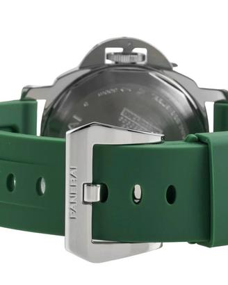 New CINTURINO Per PANERAI Gomma VERDE 24/22 120/80