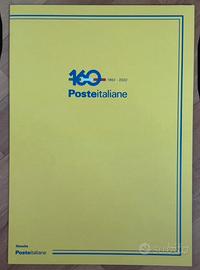 Folder "160 anni fondazione Poste Italiane”