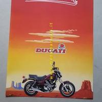 Ducati Indiana 350 650 1986 depliant moto original