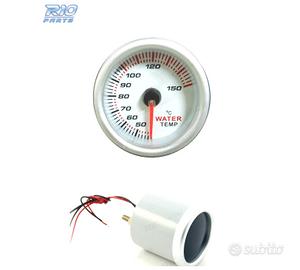 OROLOGIO TEMPERATURA ACQUA SFONDO BIANCO ILLUMINAT