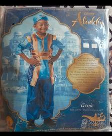 costume maschera carnevale disney aladino 7 8 anni