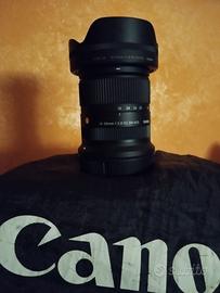 obiettivo sigma 18'50 f2'8 per mirrolless canon