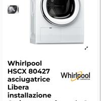 Asciugatrice Whirpool  HSCX 80427 A++ Kg8