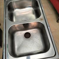 Lavandino due vasche 86x50