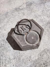 peso antico 5 Kg per bilancia bascula