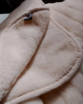 coperta matrimoniale in vello merinos nuova
