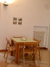 4 sedie pieghevoli legno