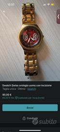 Swatch Swiss orologio uomo con incisione