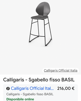 Sgabelli calligaris