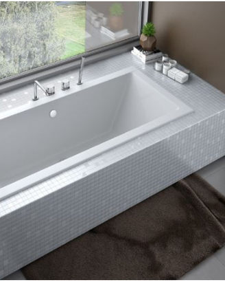 Vasca da Bagno Emilia Ultra Slim, 190x90.