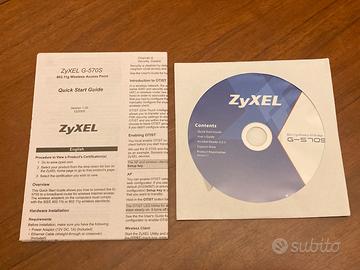 ZyXEL G-570S - 802.11g Wireless Bridge - User's CD