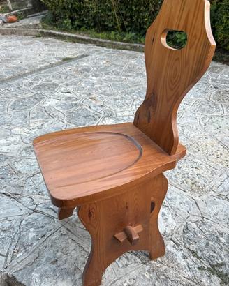 4 sedie in legno