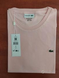 T-shirt uomo Lacoste tg 6/XL colore rosa