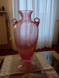 vaso Murano col.rosa