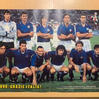 Doppio poster Italia 90 / Totò Schillaci