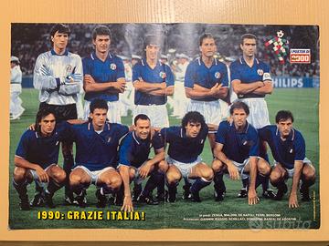 Doppio poster Italia 90 / Totò Schillaci