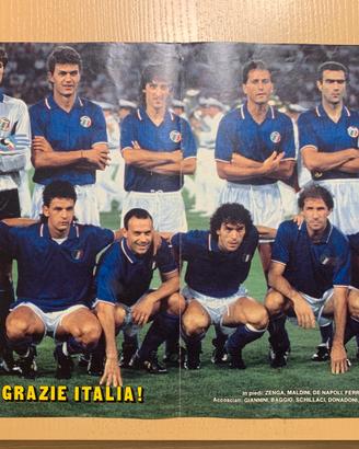 Doppio poster Italia 90 / Totò Schillaci